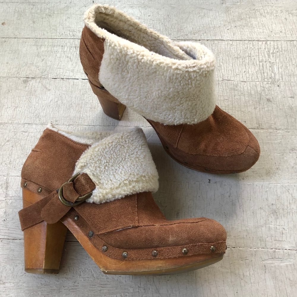 Nine West lined booties. Size 8